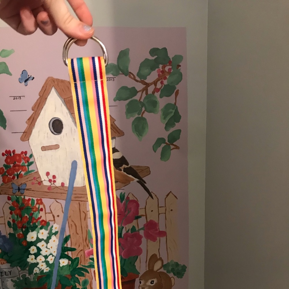 Fabric rainbow belt